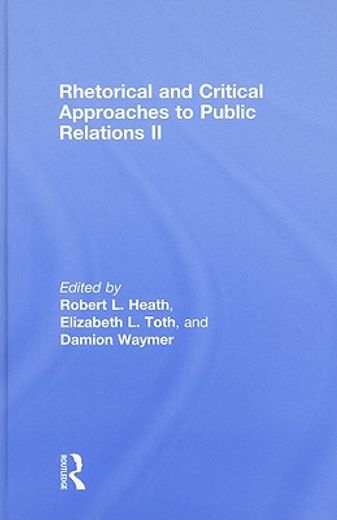 rhetorical and critical approaches to public relations