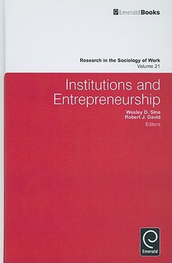 institutions and entrepreneurship