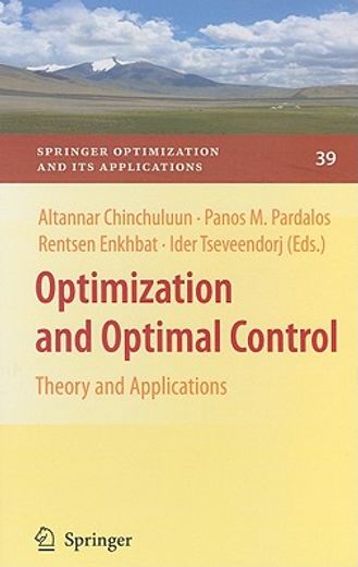 optimization and optimal control (en Inglés)