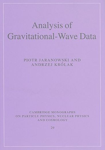 analysis of gravitational wave data