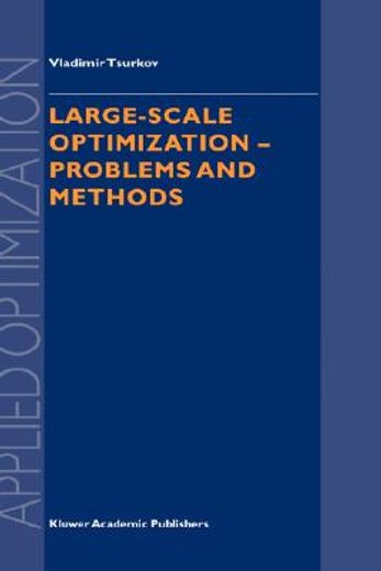 large-scale optimization: problems & methods (en Inglés)