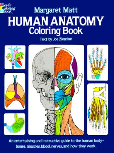 human anatomy coloring book (in English)