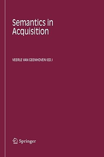 semantics in acquisition (in English)