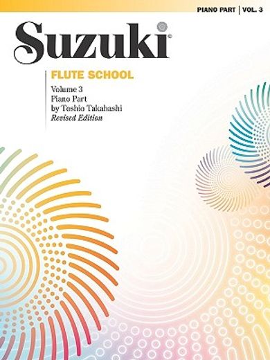 suzuki flute school, piano part (en Inglés)