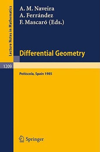differential geometry, peniscola 1985 (in French)