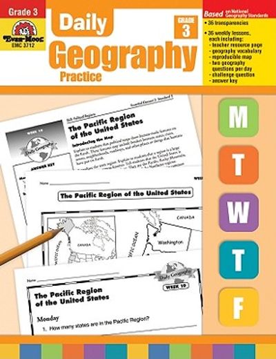 daily geography practice, grade 3 (en Inglés)