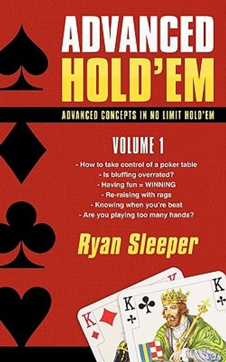 advanced hold´em,advanced concepts in no limit hold´em