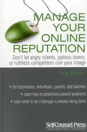 Manage Your Online Reputation (en Inglés)