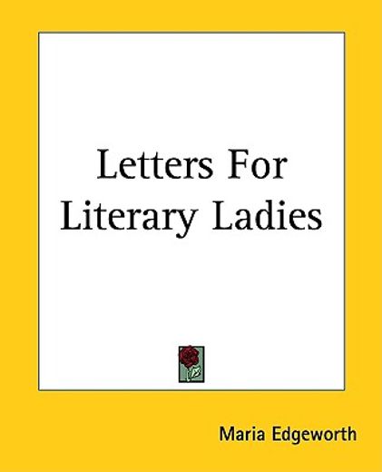 letters for literary ladies