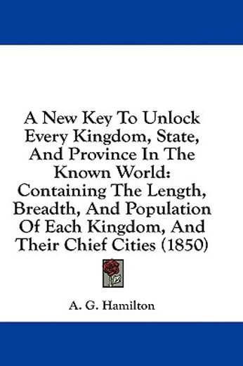 a new key to unlock every kingdom, state