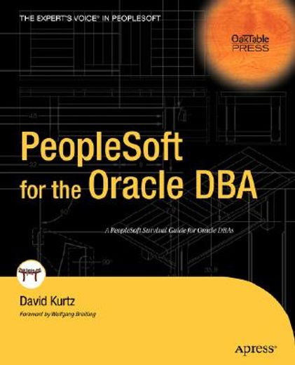 peoplesoft for the oracle dba