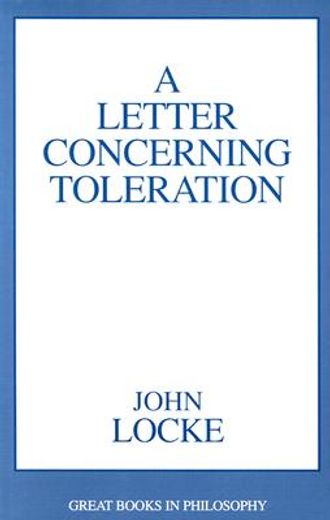 a letter concerning toleration (in English)