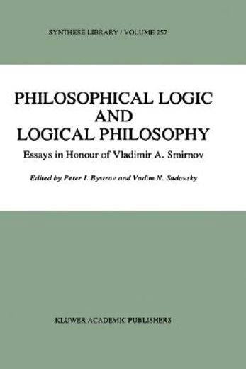 philosophical logic and logical philosophy (en Inglés)