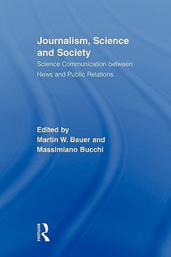journalism, science and society,science communication between news and public relations