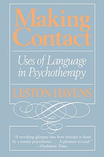 making contact,uses of language in psychotherapy
