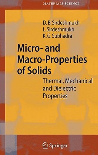 micro- and macro-properties of solids (en Inglés)