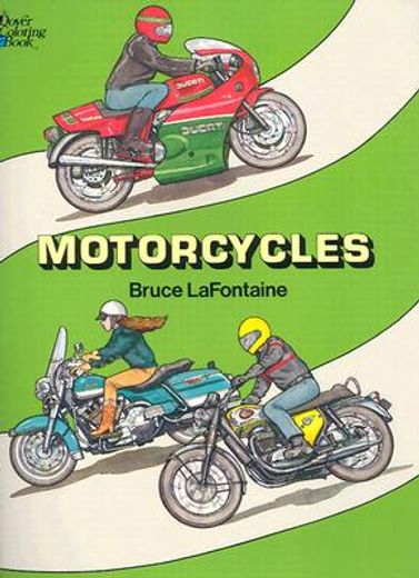 motorcycles coloring book