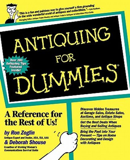 antiquing for dummies (en Inglés)