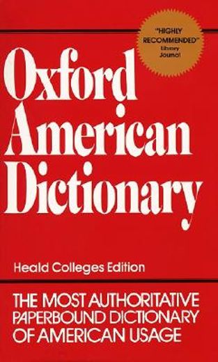 Harper Collins Oxford American Dict.- Herald Colleges Ed.