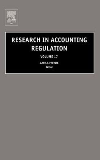 research in accounting regulation