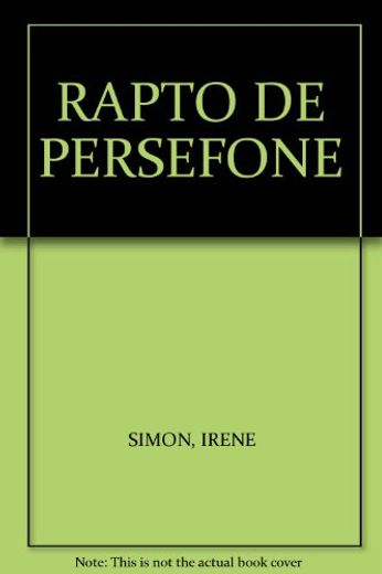 El Rapto de Persefone (in Spanish)