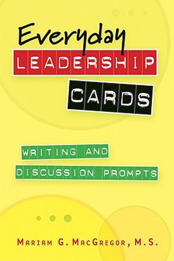 everyday leadership cards,writing and discussion prompts