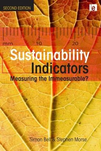 sustainability indicators,measuring the immeasurable?