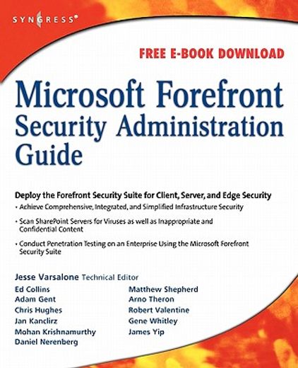 microsoft forefront security administration guide