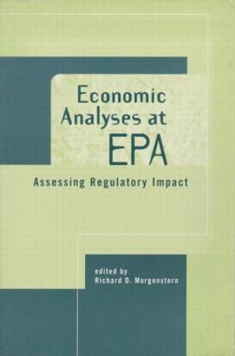 economic analyses at epa,assessing regulatory impact