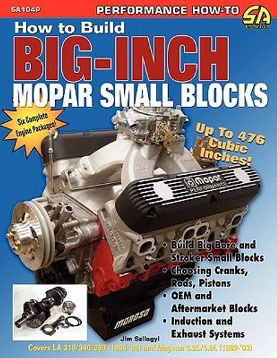 how to build big-inch mopar small blocks (en Inglés)
