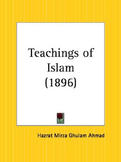 teachings of islam 1896
