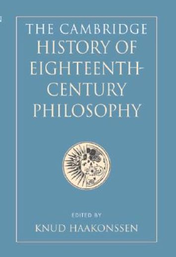 the cambridge history of eighteenth-century philosophy
