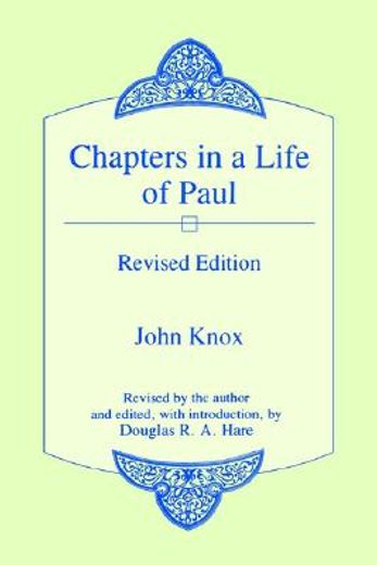 chapters in a life of paul (en Inglés)