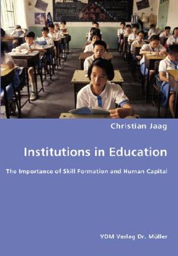 institutions in education,the importance of skill formation and human capital