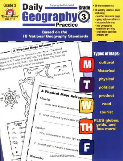 Libro Evan-Moor Daily Geography Practice, Grade 3, Homeschooling and ...