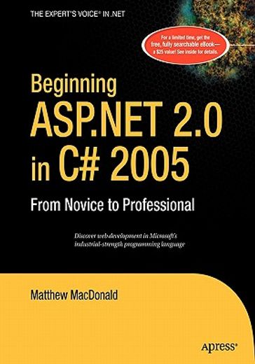 beginning asp.net 2.0 in c# 2005,from novice to professional