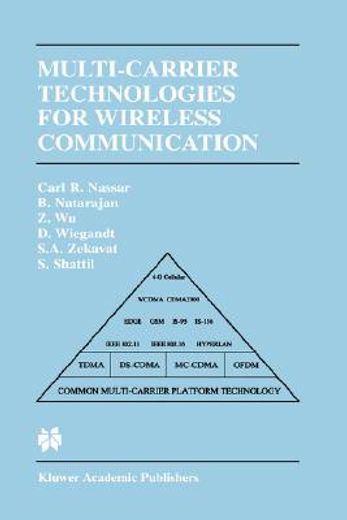 multi-carrier technologies for wireless communication (en Inglés)