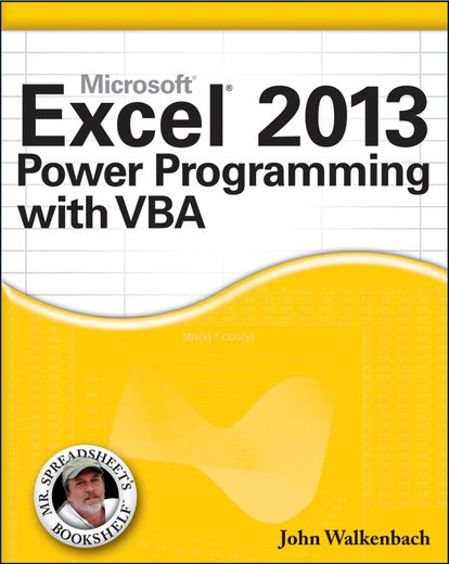 excel 2013 power programming with vba (en Inglés)