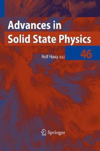 advances in solid state physics