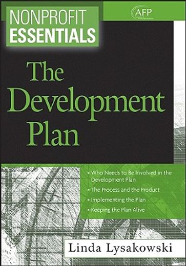 nonprofit essentials,the development plan (en Inglés)
