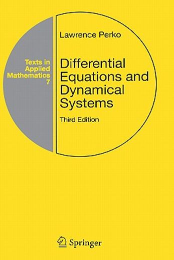 differential equations and dynamical systems