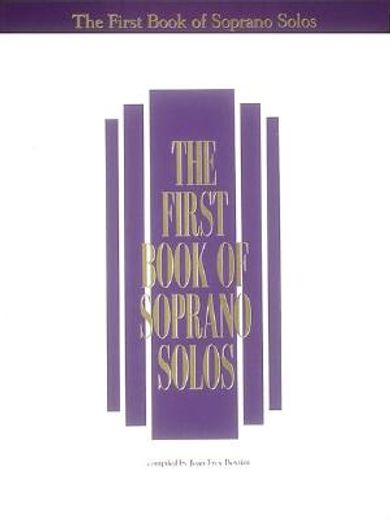 first book of soprano solos
