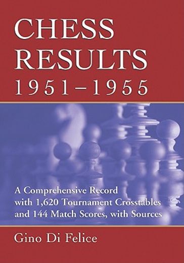 chess results, 1951-1955,a comprehensive record with 1,620 tournament crosstables and 144 match scores, with sources