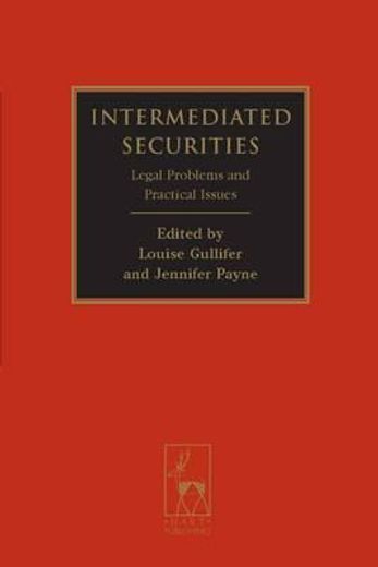 intermediated securities,legal problems and practical issues