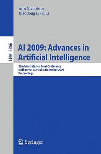 ai 2009,advances in artificial intelligence: 22nd australasian joint conference, melbourne, australia, decem