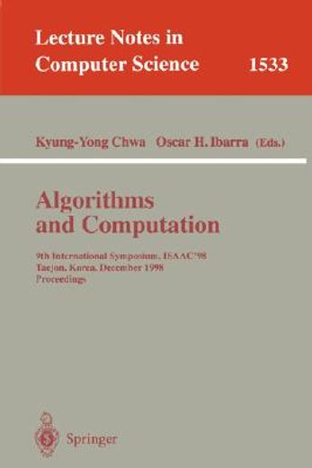 algorithms and computation (en Inglés)