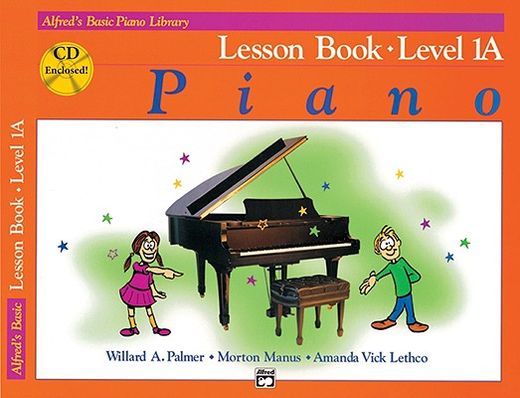 alfred´s basic piano lesson book,level 1a (en Inglés)