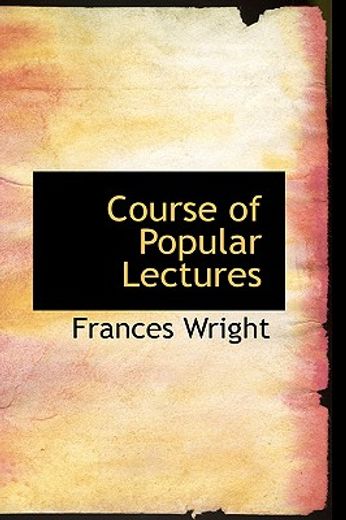 course of popular lectures