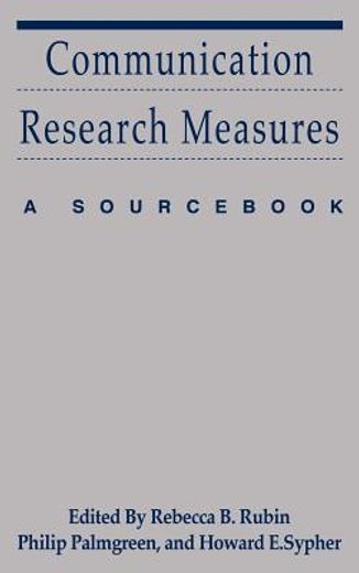 communication research measures,a sourc