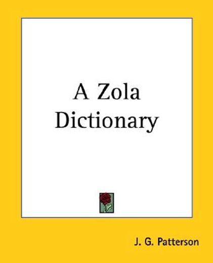 a zola dictionary